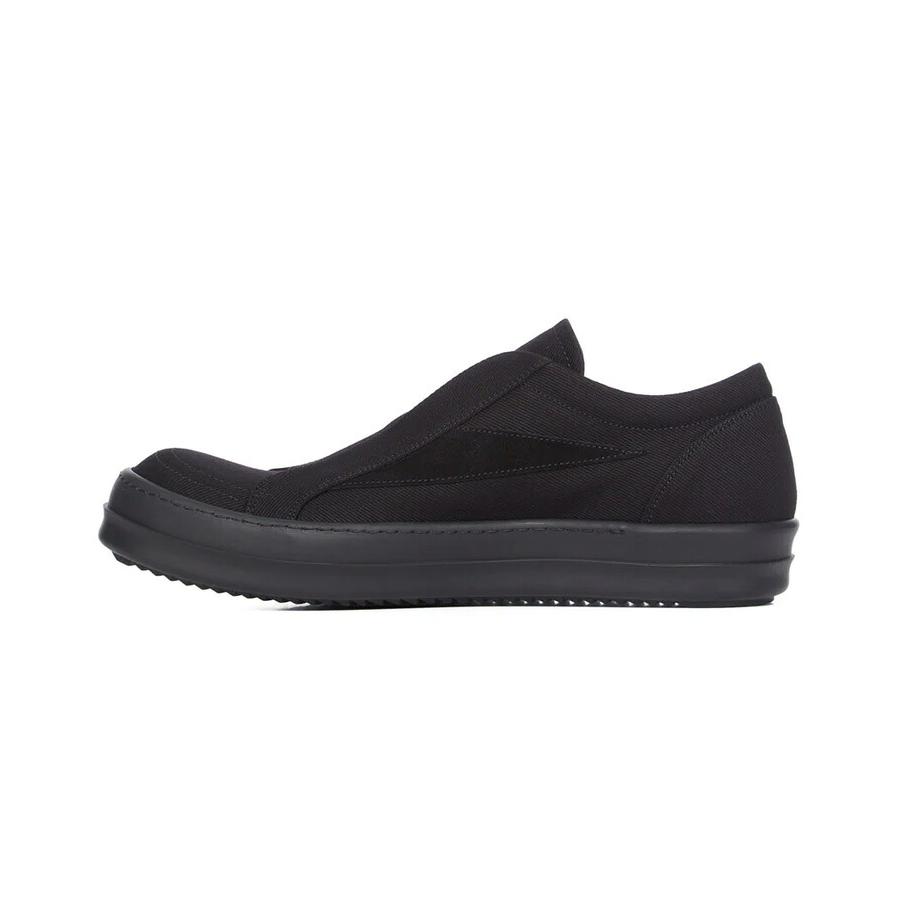 LACELESS VINTAGE SNEAKS / オールブラック [DU01F4811 DOLVSの画像