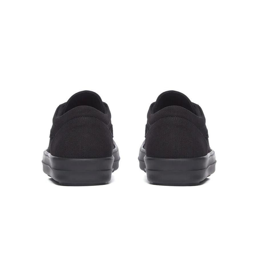 LACELESS VINTAGE SNEAKS / オールブラック [DU01F4811 DOLVSの画像