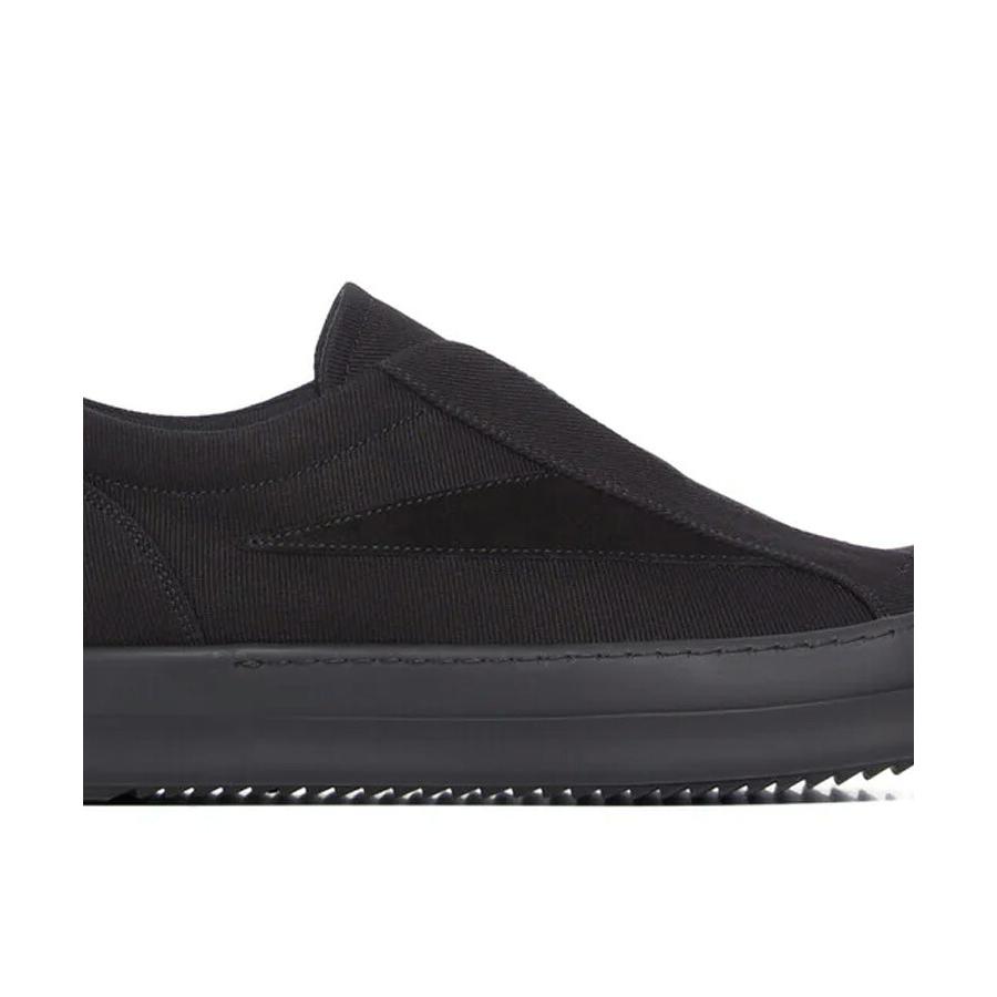 LACELESS VINTAGE SNEAKS / オールブラック [DU01F4811 DOLVSの画像