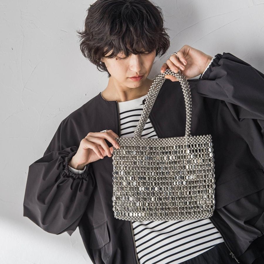 メタルビーズバッグ　金具はシルバー　持ち手はアイアン MAYSON GREY（メイソングレイ） メタルビーズバッグ : マルイ(丸井