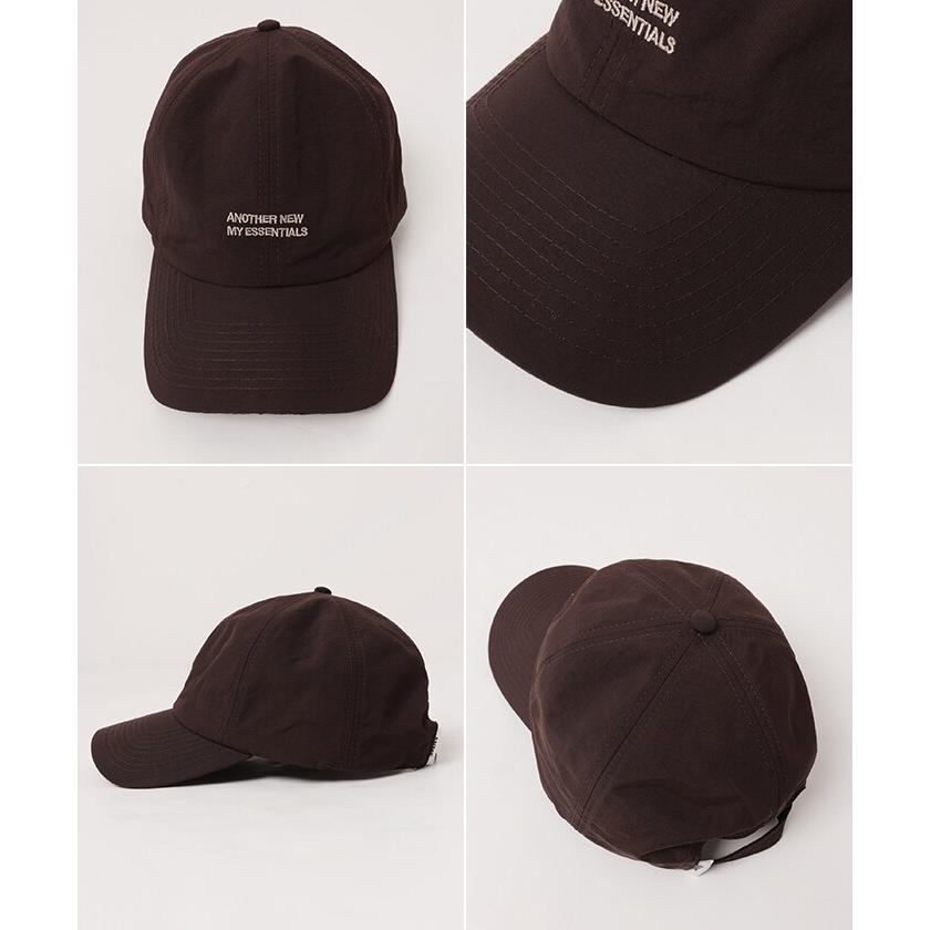 接触冷感 UVカット(UPF50＋) 撥水加工ナイロンロゴキャップ ANME