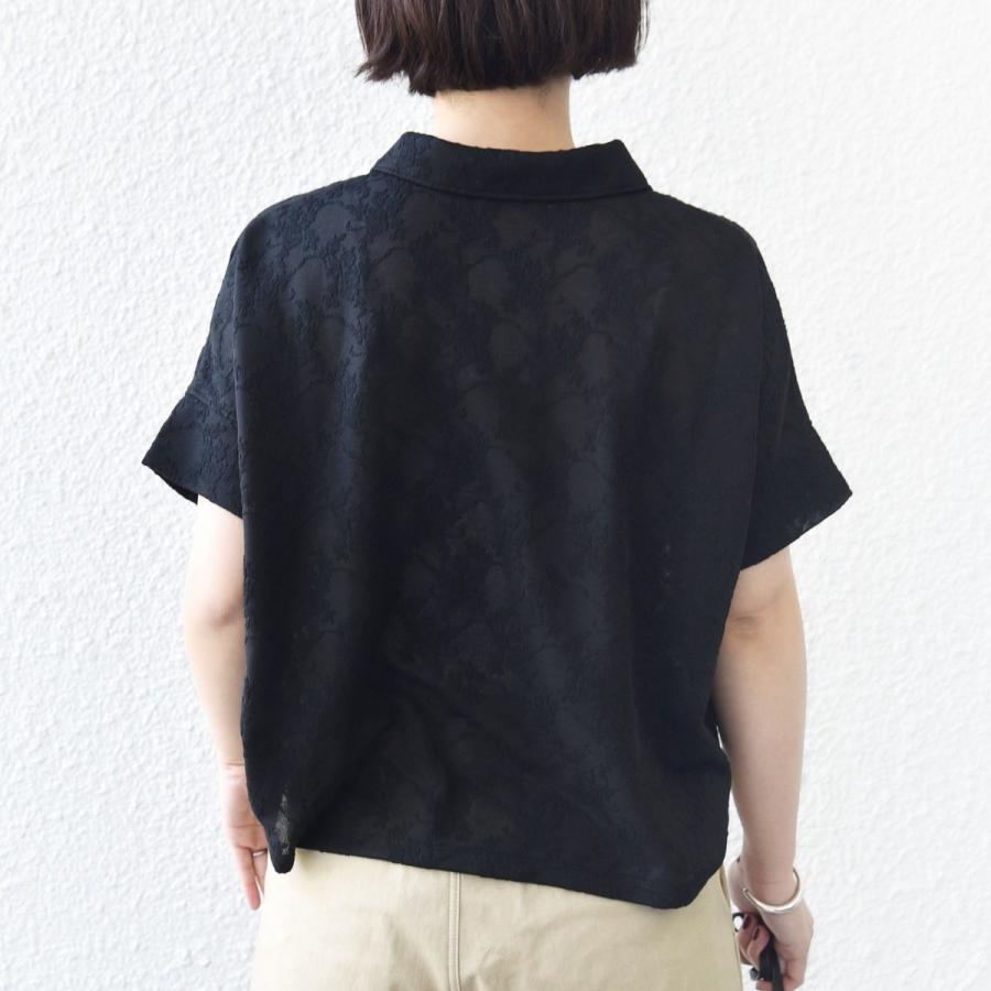 SHIPS（シップス） 【WEB限定】〈手洗い可能〉シアー ジャカード ポロ