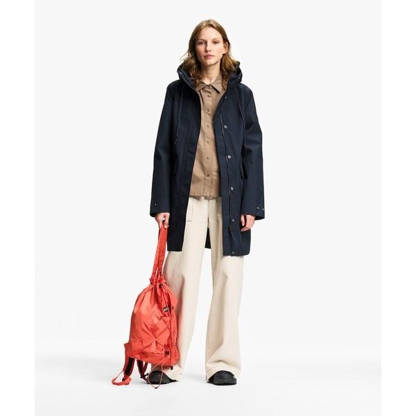 GORE-TEX ゴアテックス 防風 防水 透湿 ロングフーデッドフィッシュテールジャケットの画像