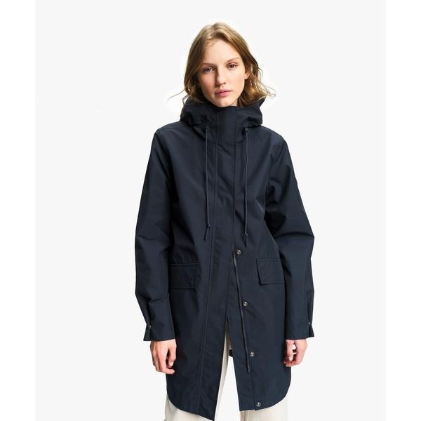 GORE-TEX ゴアテックス 防風 防水 透湿 ロングフーデッドフィッシュテールジャケットの画像