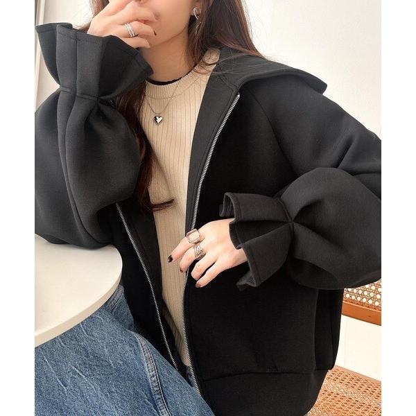 ふんわり、ゆったり、袖にキュン♪ダブルジップキャンディスリーブ 