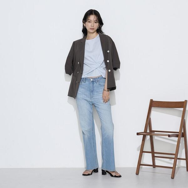 K.T KIYOKO TAKASE ダブルブレストジャケット　リネン　15号 K.T KIYOKO TAKASE（K.T キヨコ タカセ） リネン／トリアセテート