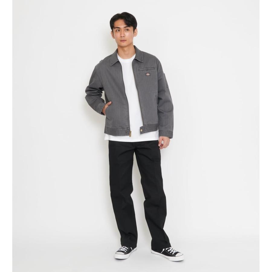 tripster dickies ツイード ジャケット グレー ヘリンボーン L グレーヘリンボーンのツイードジャケット（ハリスツイード