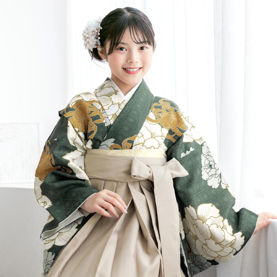 SOUBIEN（創美苑） 袴セット ジュニア 卒業式 小学生 13歳 4点セット