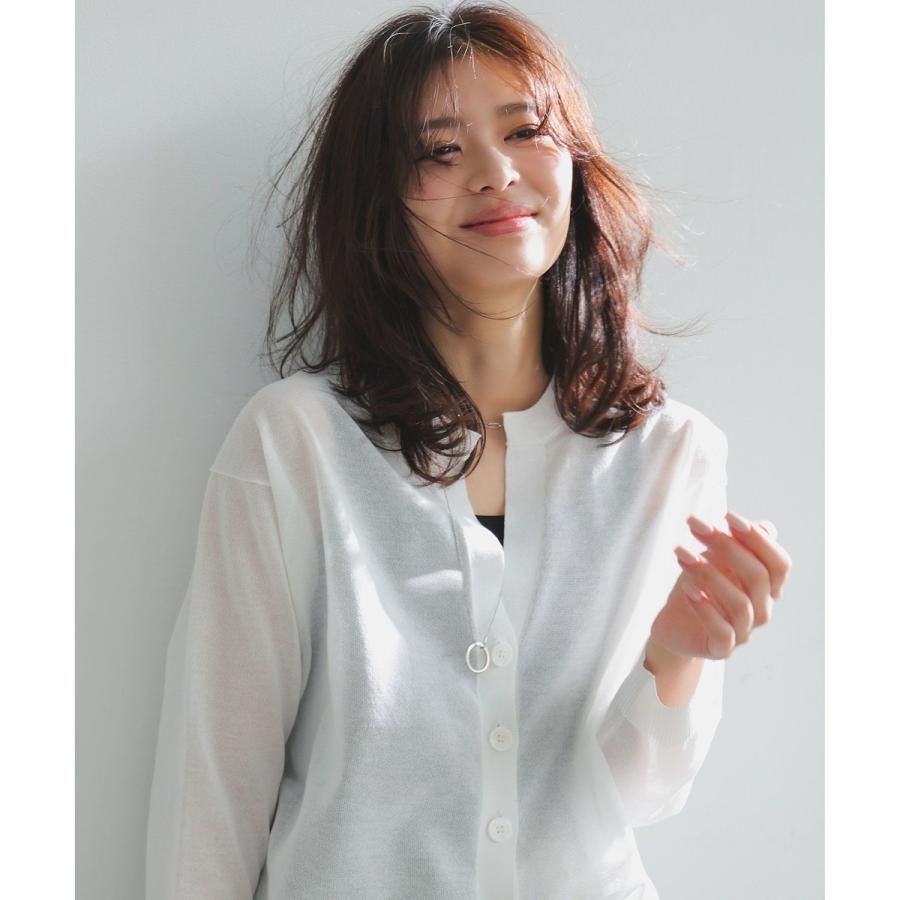 シアーフォルムニット キーネックカーディガン : マルイ(丸井)Yahoo!店