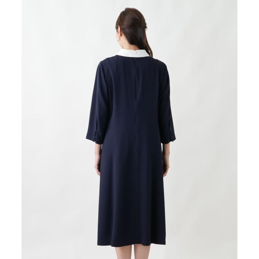 レースコンビ付け襟【Leilian WHITE LABEL】の画像