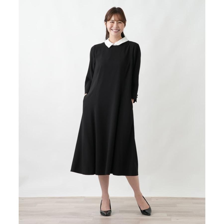 レースコンビ付け襟【Leilian WHITE LABEL】の画像
