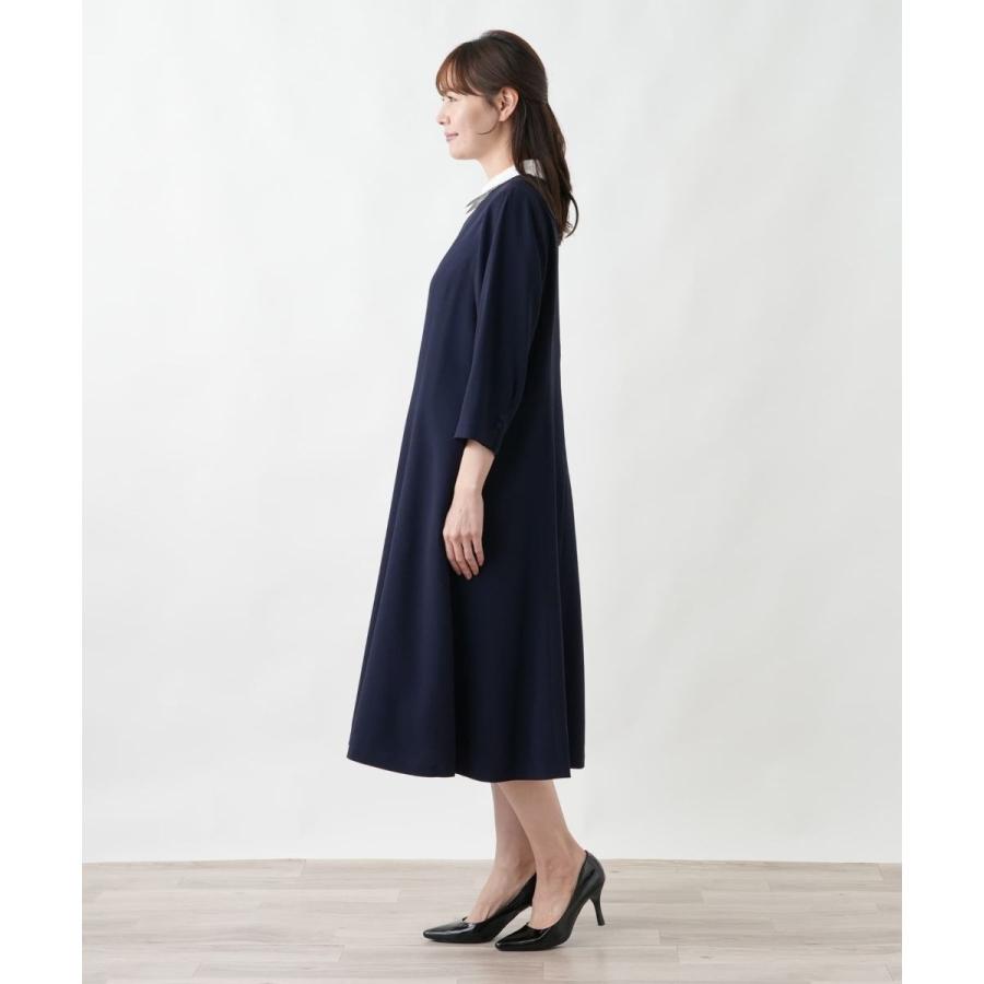レースコンビ付け襟【Leilian WHITE LABEL】の画像