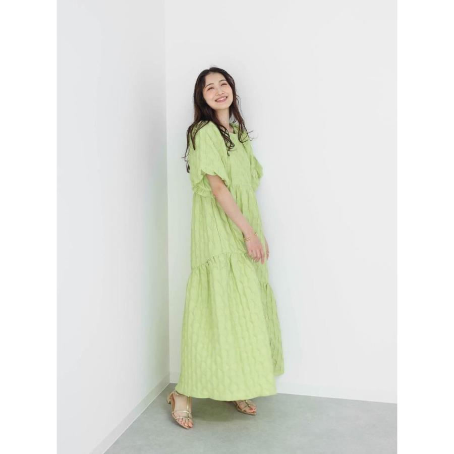 ふくれジャガードティアードワンピースの画像