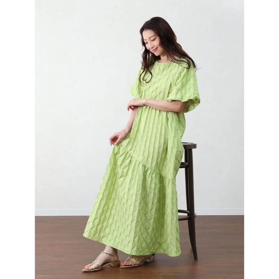 ふくれジャガードティアードワンピースの画像