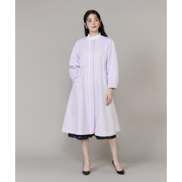 《大きいサイズ》配色フラワーレースコート《M Maglie le cassetto》