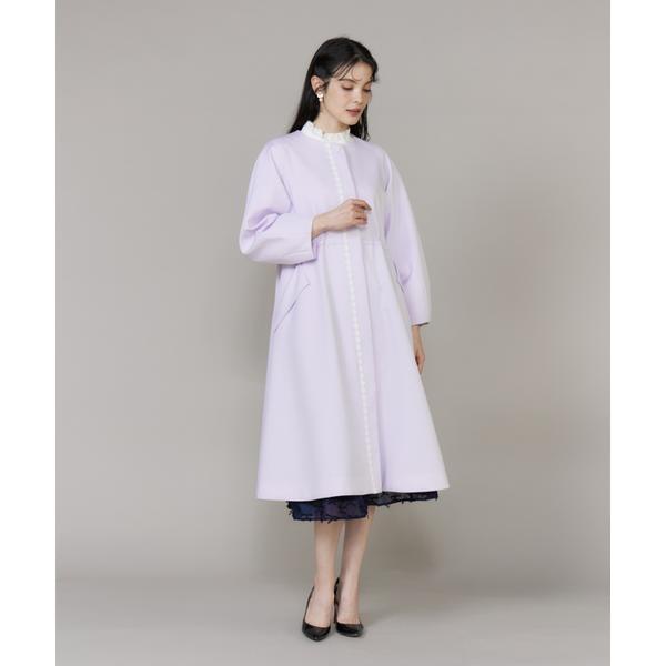 《大きいサイズ》配色フラワーレースコート《M Maglie le cassetto》