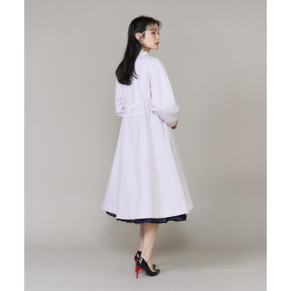 《大きいサイズ》配色フラワーレースコート《M Maglie le cassetto》