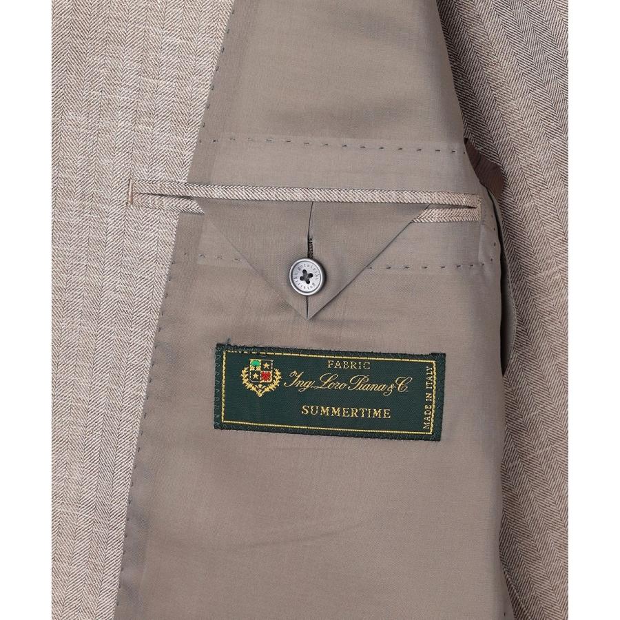 【Loro Piana Fabric】SUMMER TIME ジャケット_ヘリンボーン織の画像
