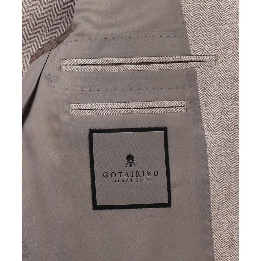 【Loro Piana Fabric】SUMMER TIME ジャケット_ヘリンボーン織の画像