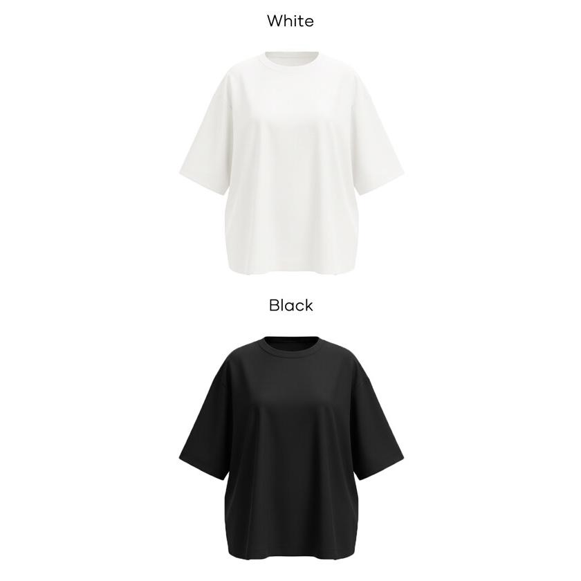 coca（コカ） 【田中里奈様着用】EAZY TEX オーバーサイズTシャツ 全2