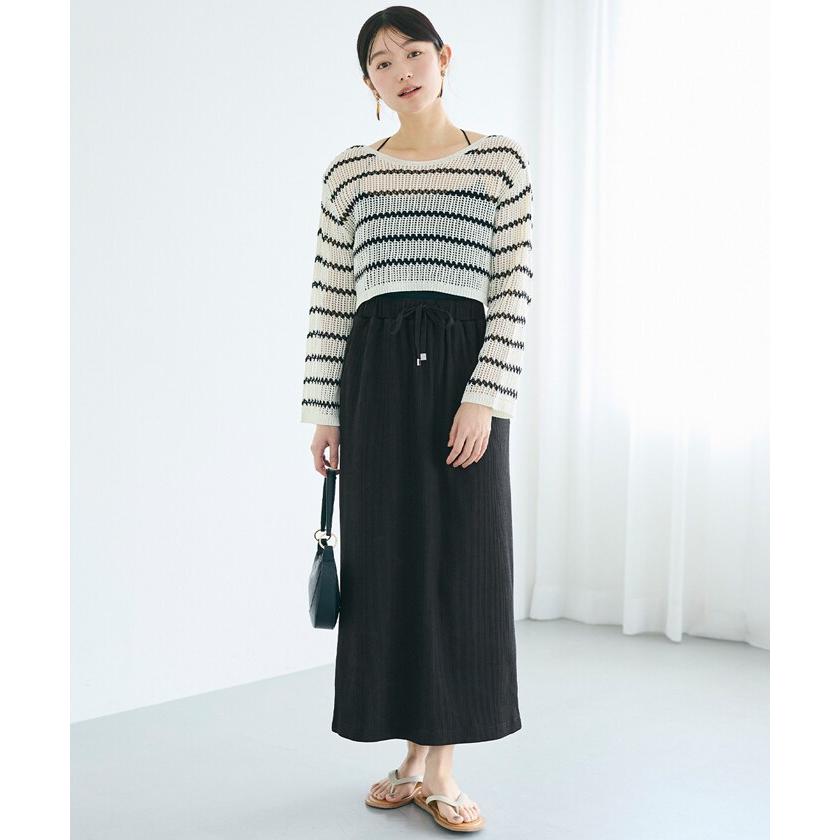 coca（コカ） ☆SUMMER SALE☆ カットリブIラインスカート 全4色