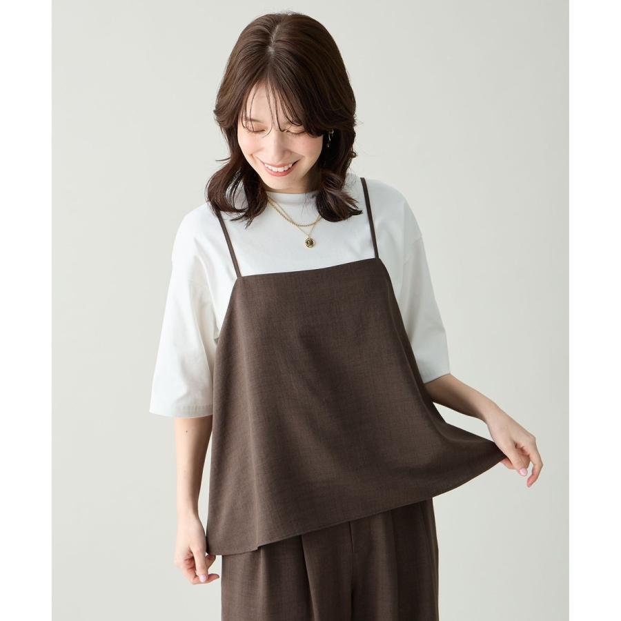 ANY（エニィ） 【2SET】2WAYビスチェ×ワイドパンツセットアップ