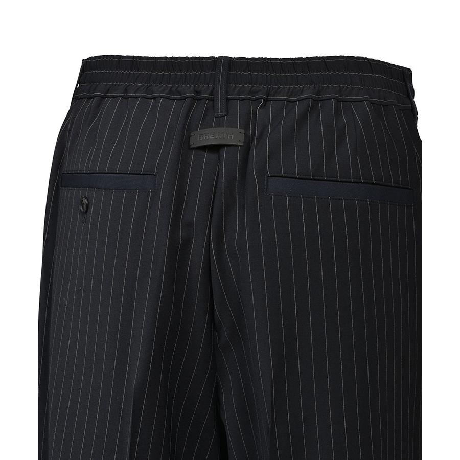TUCK WIDE SLACKS / ネイビーストライプ [BR26SS-P1008]