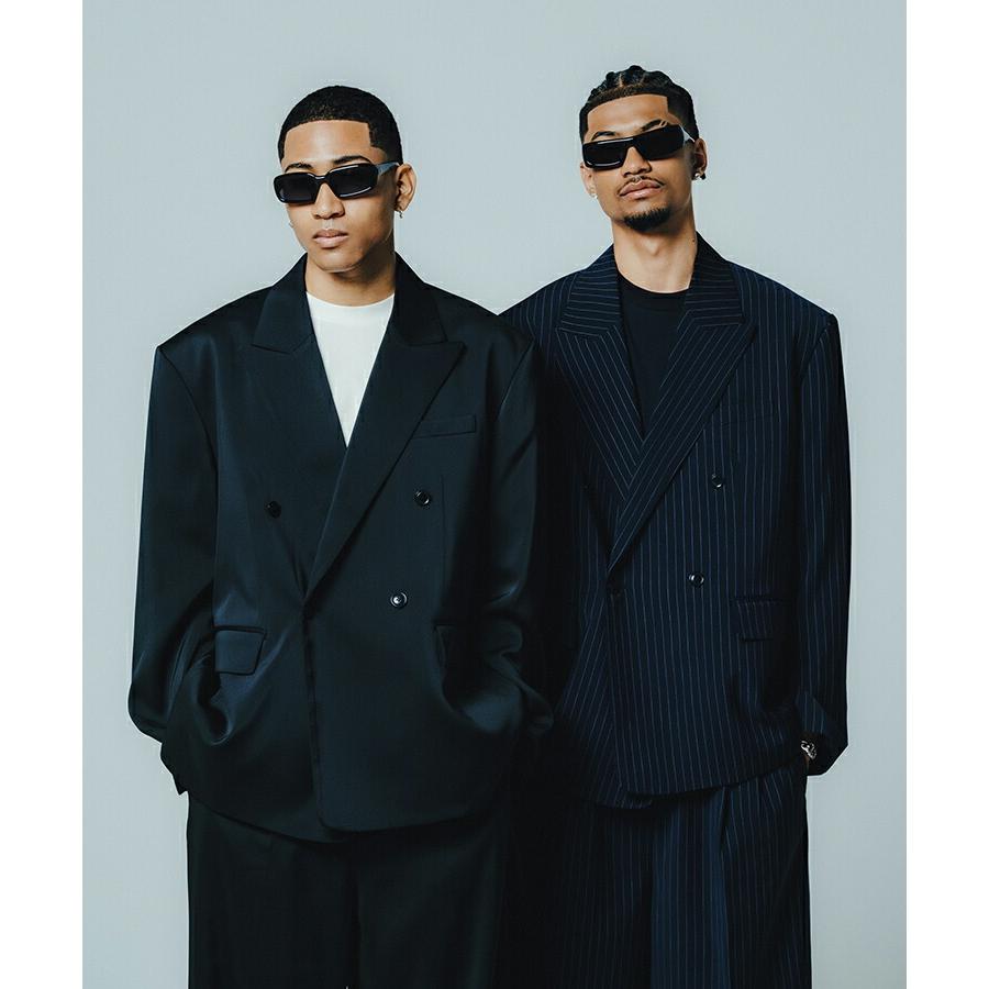 TUCK WIDE SLACKS / ブラック [BR26SS-P1008]