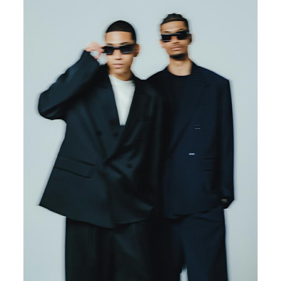 TUCK WIDE SLACKS / ブラック [BR26SS-P1008]