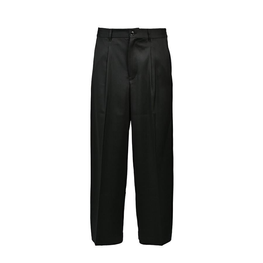 TUCK WIDE SLACKS / ブラック [BR26SS-P1008]