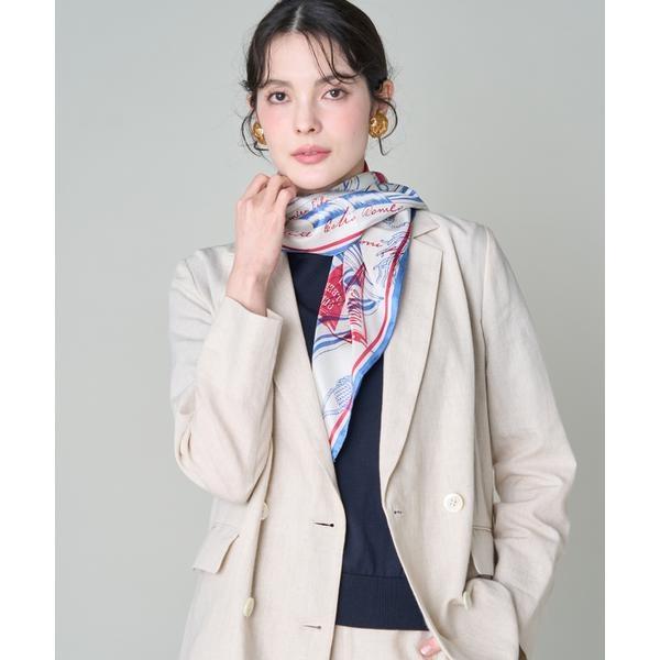 manipuri シルク100% 大判 スカーフ 日本製 ホース 景色 シルクスカーフ ボンメール《manipuri》 : マルイ(丸井)Yahoo!店