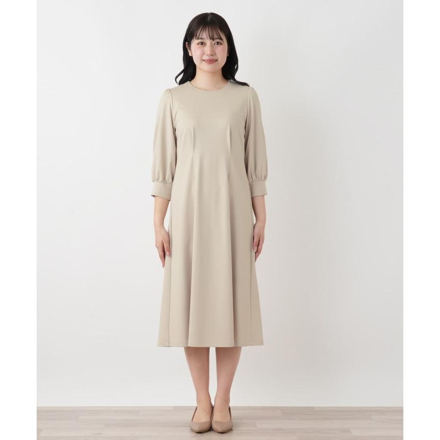Aラインプリーツワンピースの画像