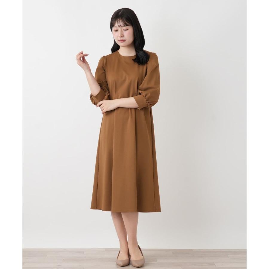 Aラインプリーツワンピースの画像