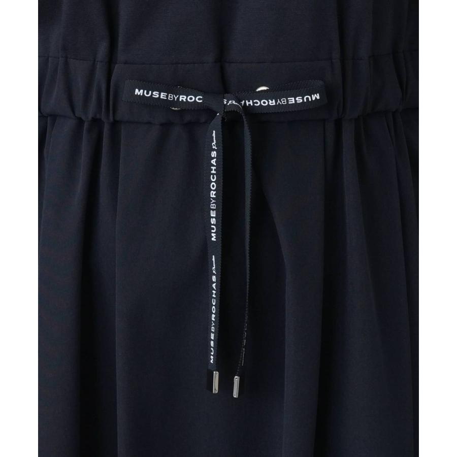 洗えるウエストリボンフレアワンピース【MUSE BY ROCHAS Premiere】の画像