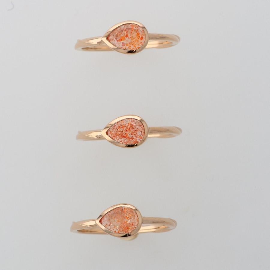 agete（アガット） サンストーンリング【Colors Ring Series