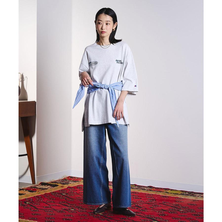 ROSE BUD（ローズバッド） 【Champion別注】LOGO EMBROIDERY BIG TEE