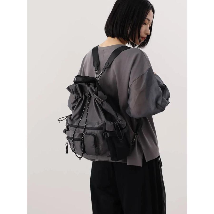 LASUD 3WAYバッグパック　リュック ブラック LASUD（ラシュッド） 3WAYバッグパック(white/gray/black) : マルイ