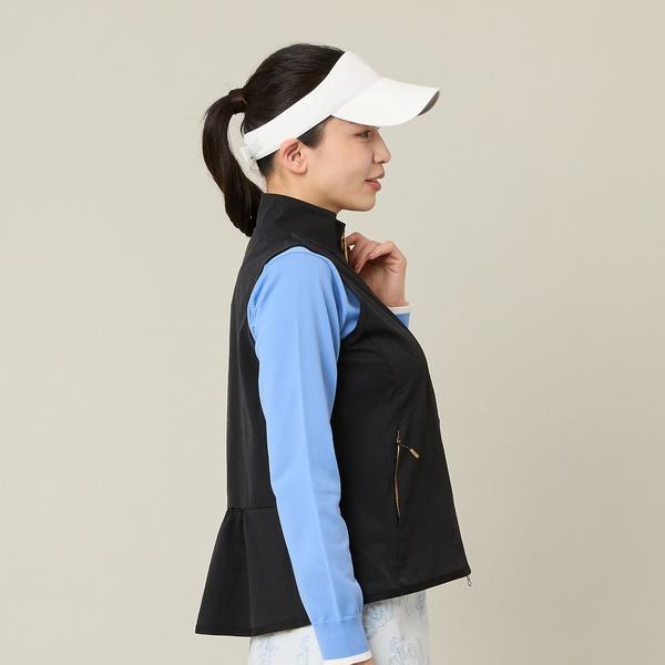 【Women's】バックギャザージップベストの画像