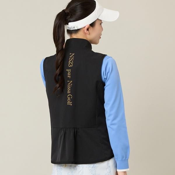 【Women's】バックギャザージップベストの画像