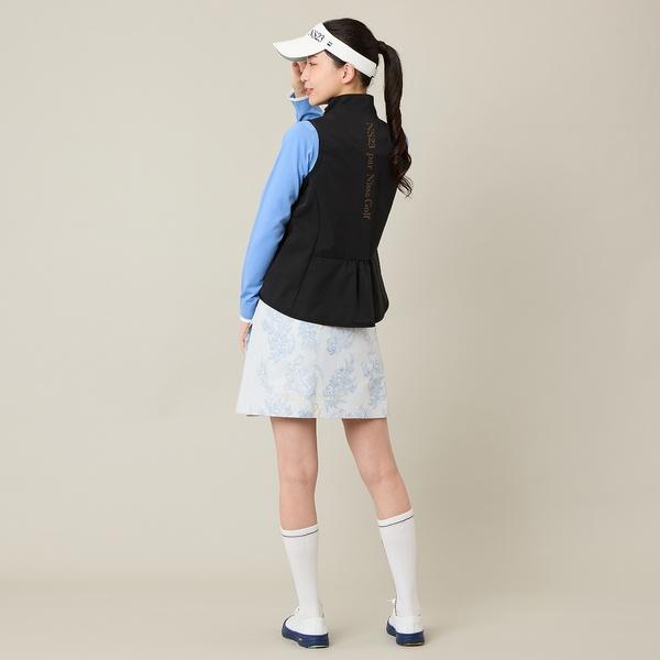 【Women's】バックギャザージップベストの画像