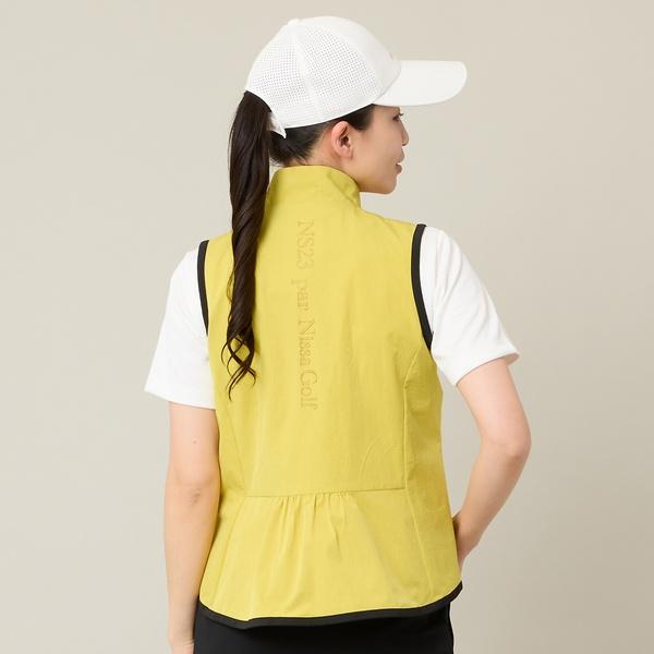【Women's】バックギャザージップベストの画像