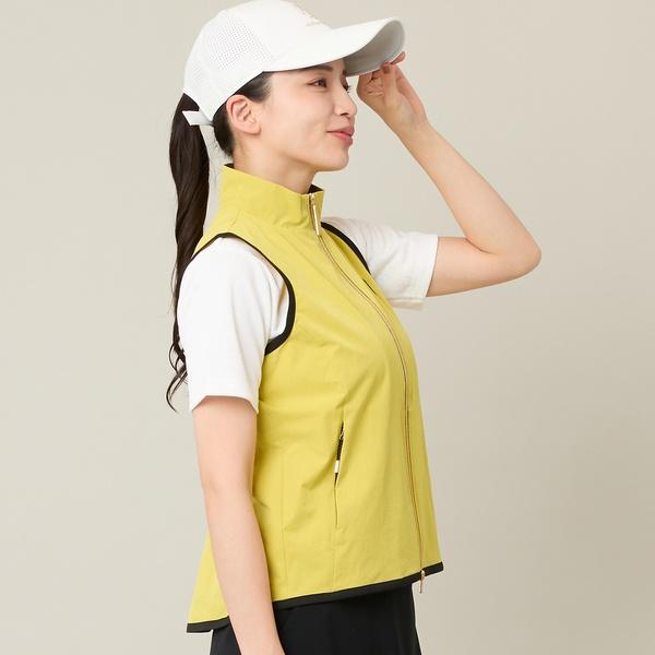 【Women's】バックギャザージップベストの画像