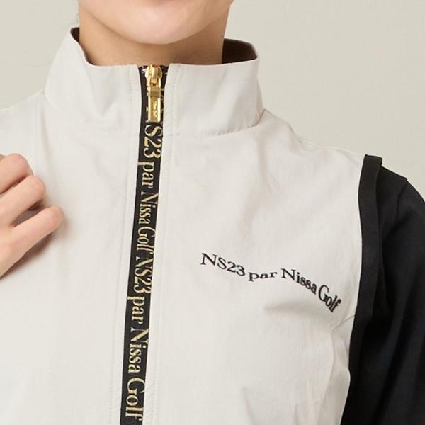 【Women's】バックギャザージップベストの画像