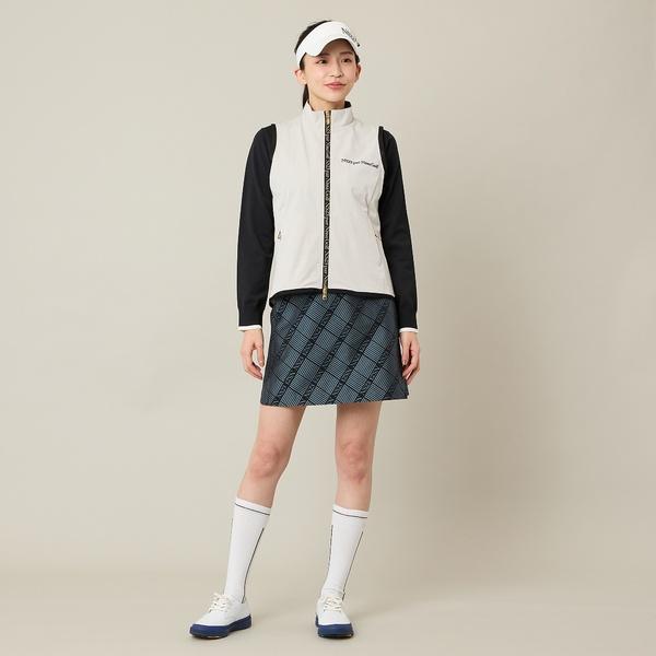 【Women's】バックギャザージップベストの画像