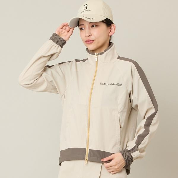 【Women's】【接触冷感／UVカット／撥水】ストレッチブルゾンの画像