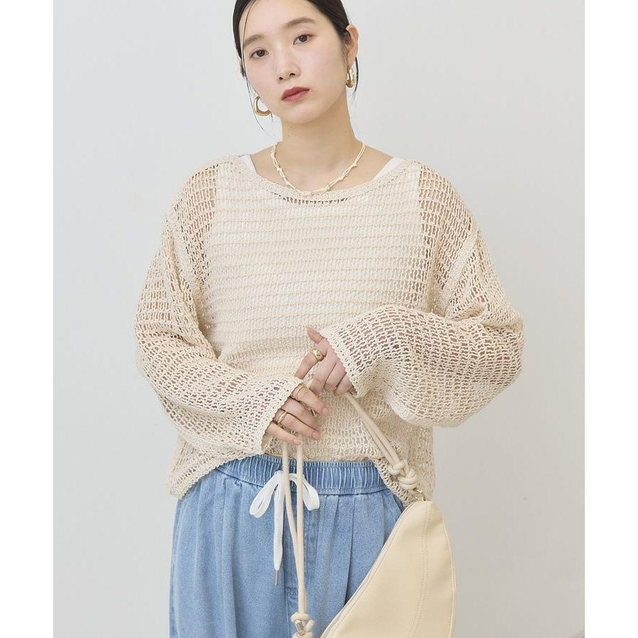 メッシュプルオーバー AMERICAN HOLIC（アメリカンホリック） 刺繍メッシュプルオーバー