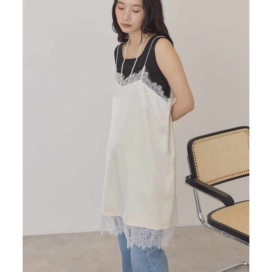 AMERICAN HOLIC（アメリカンホリック） レースサテンキャミワンピース