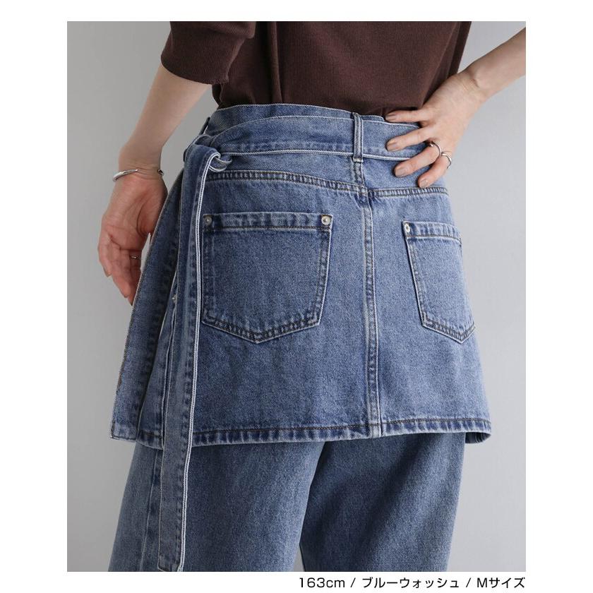 【ANCHOVY✨️】　Y2K✨ バーバリーブルーレーベル ラップスカート デニム ラップスカート（レイヤード用）/巻きスカート evernavy エバー