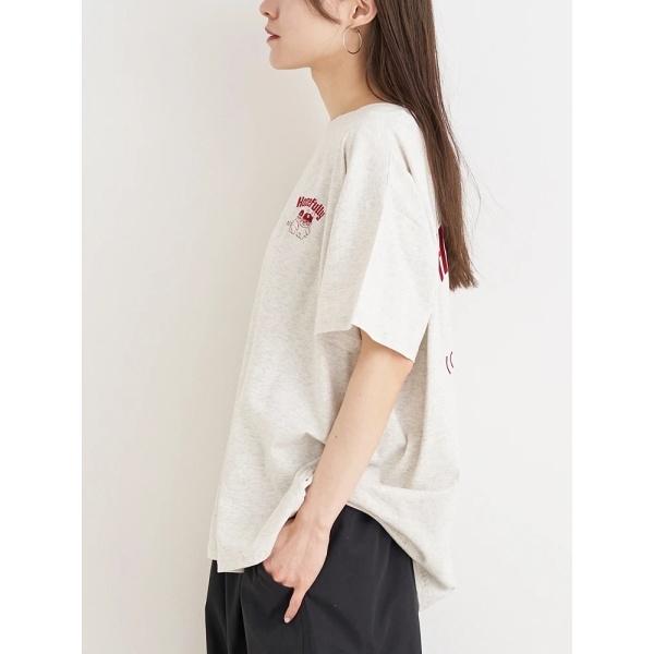Chieco saku ウサギ刺繍 フリルTシャツ ホワイト Chieco saku ウサギ刺繍 フリルTシャツ ホワイト CHIECO SAKU 2026