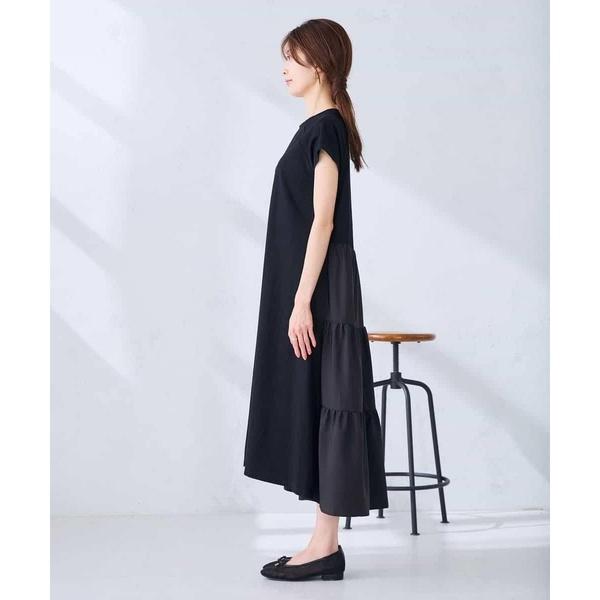 a.v.v（アー・ヴェ・ヴェ） 【WEB限定】バックティアードワンピース